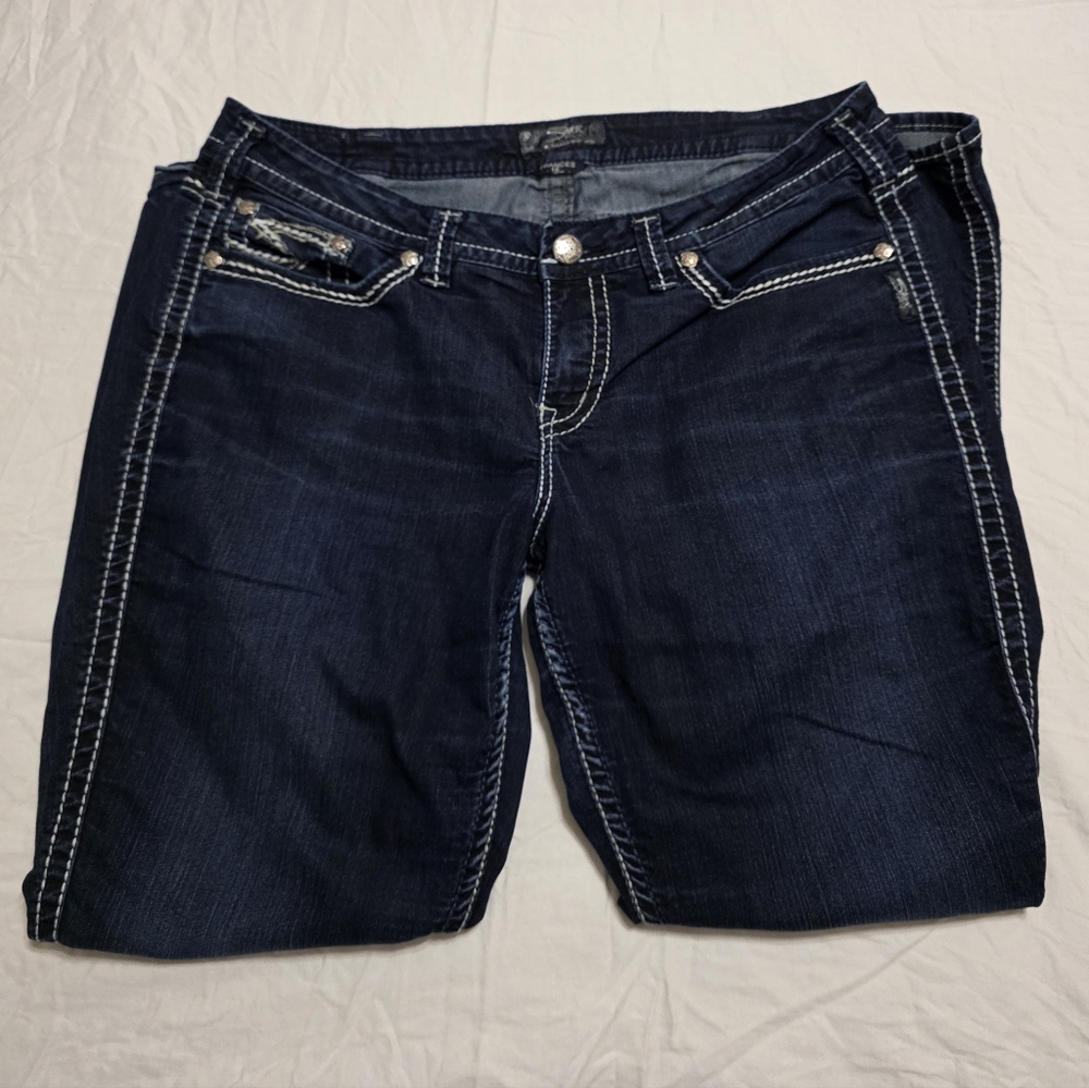 Size 18 Silver Jeans Women's Indigo Denim